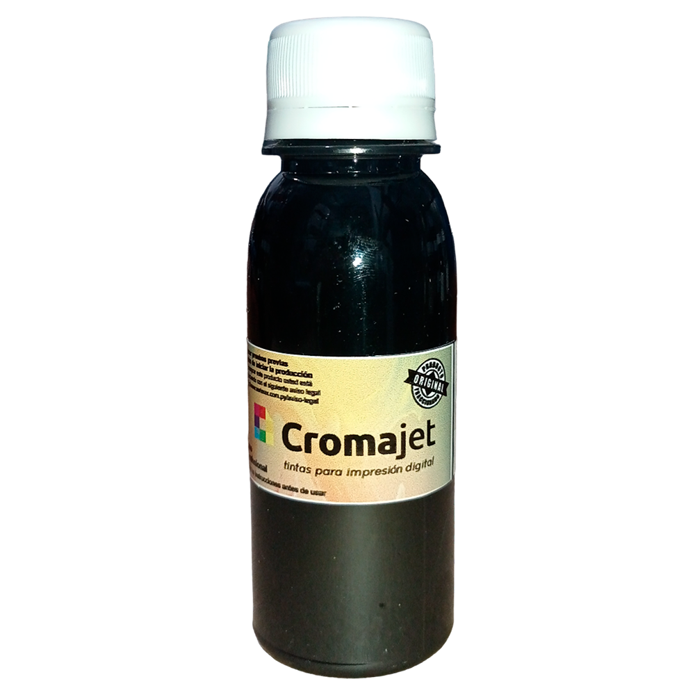 [F3.01.DTF.K.100] ## CROMAJET DTF/ TINTA BLACK 100CC